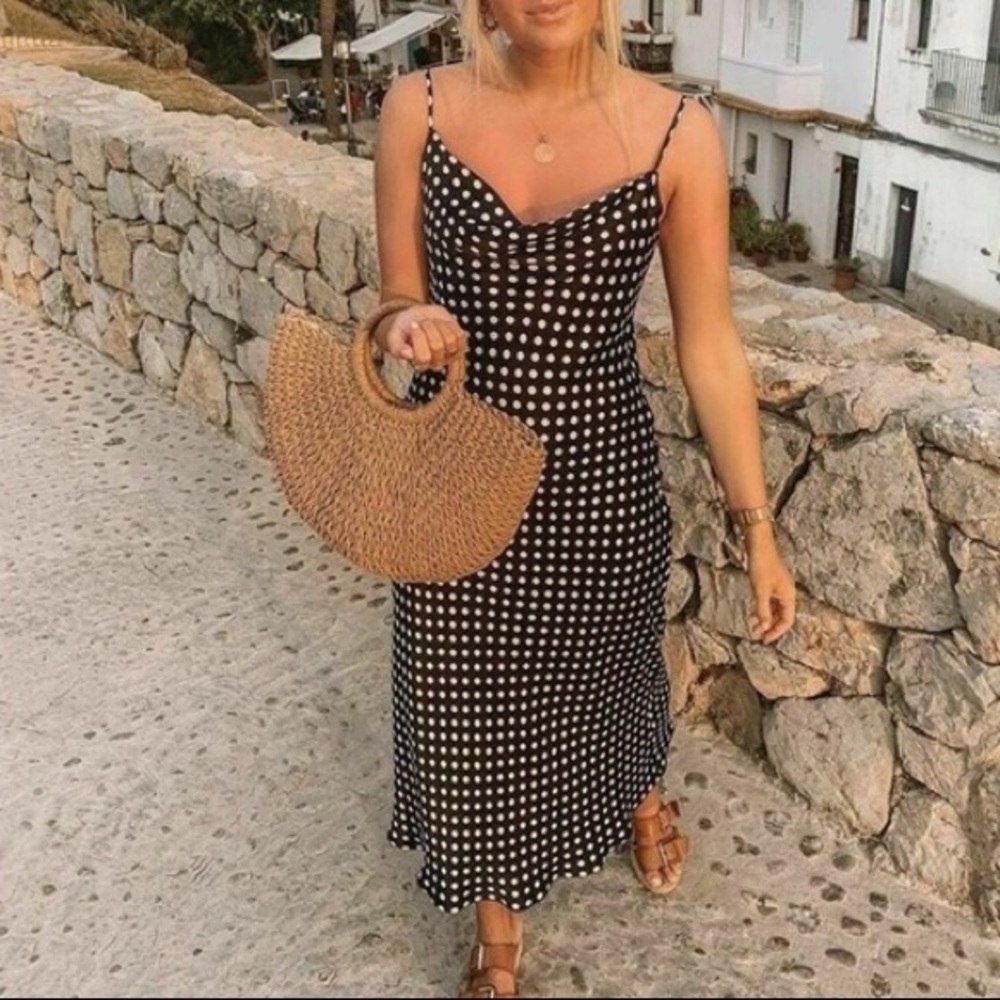 Polka Dot Zara Slip Dress